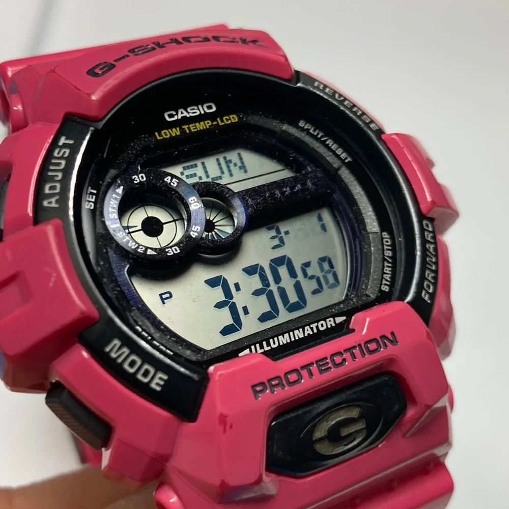 Casio Gshock, GLS-8900 pink positive display, low temp lcd, working battery